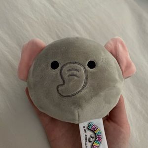 3 inch mika the grey elephant squishmallow